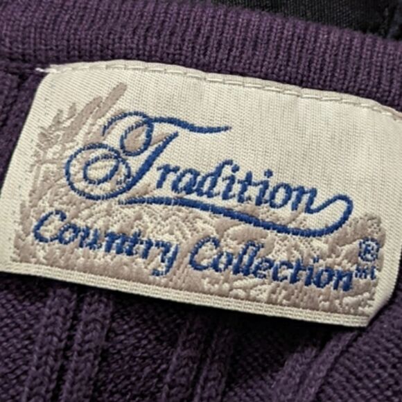 90s purple sweater vest - Picture 7 of 7